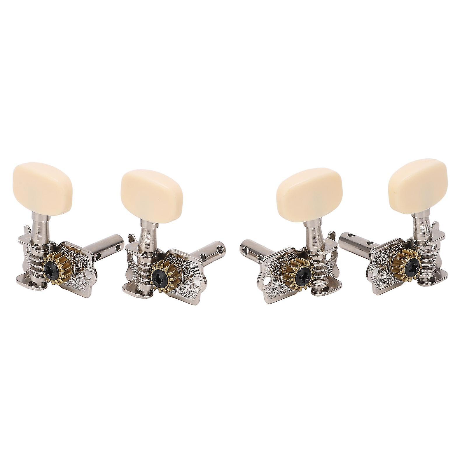 4Pcs Guitar String Tuning Peg 2 Hole 2 Left 2 Right Tuner Key Machine Head Set Kit 