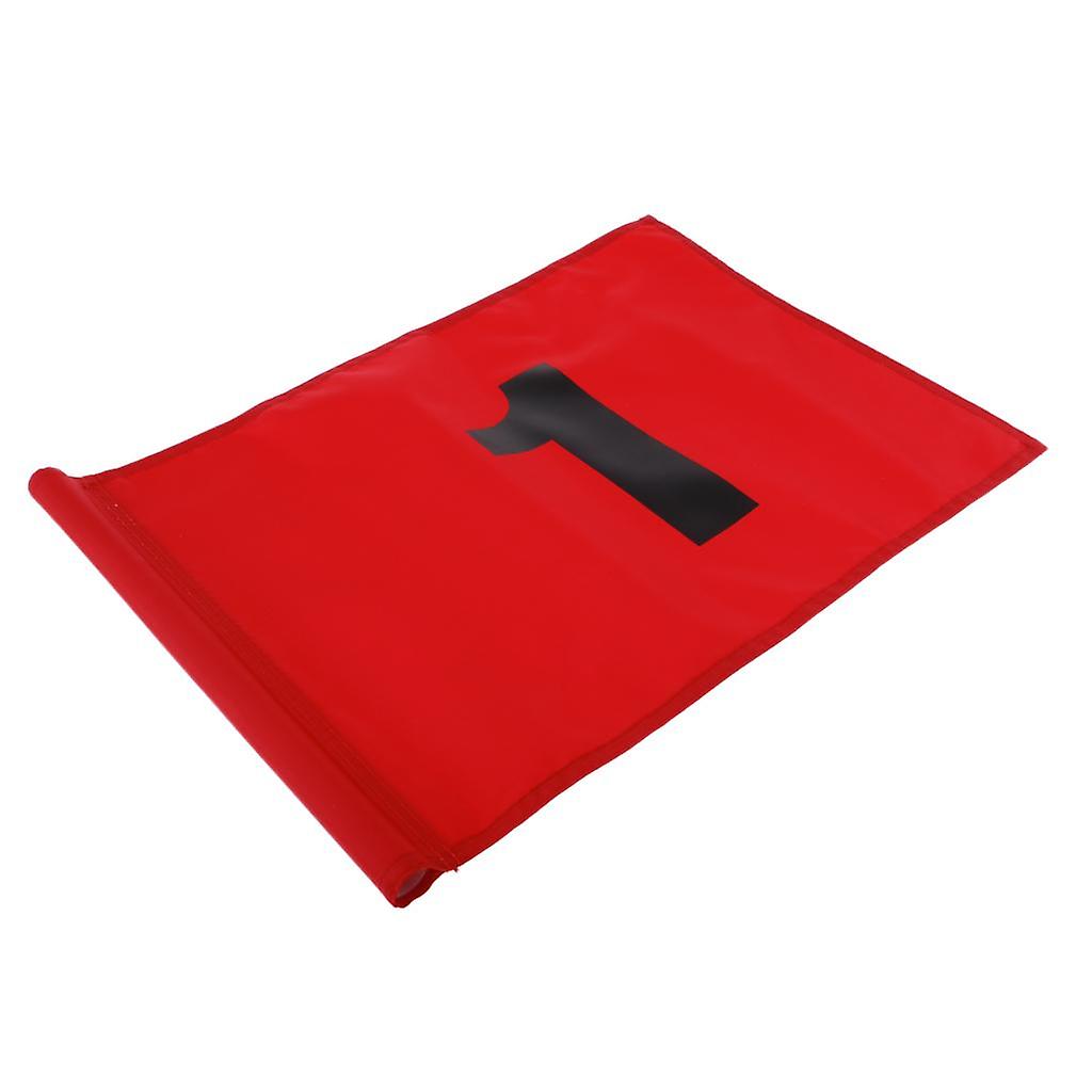 Golf Flag Golf Practice Training Putting Green Flag Red with Number 1