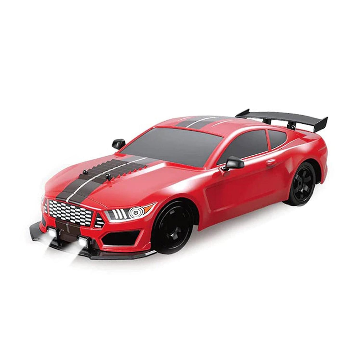 1:16 RC Drift -auton nopea 4WD LED-valoilla ja vesisumulla