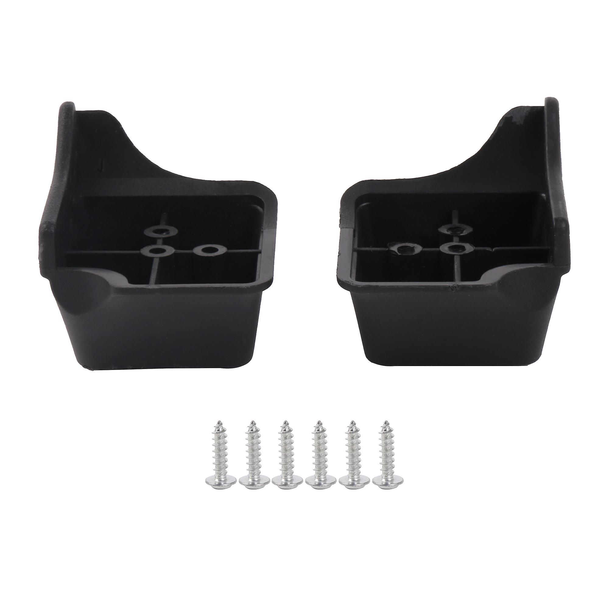 2 Pcs Plastic Stud Luggage Feet for Suitcase Bags 0.43 x 0.59 Inch Z007
