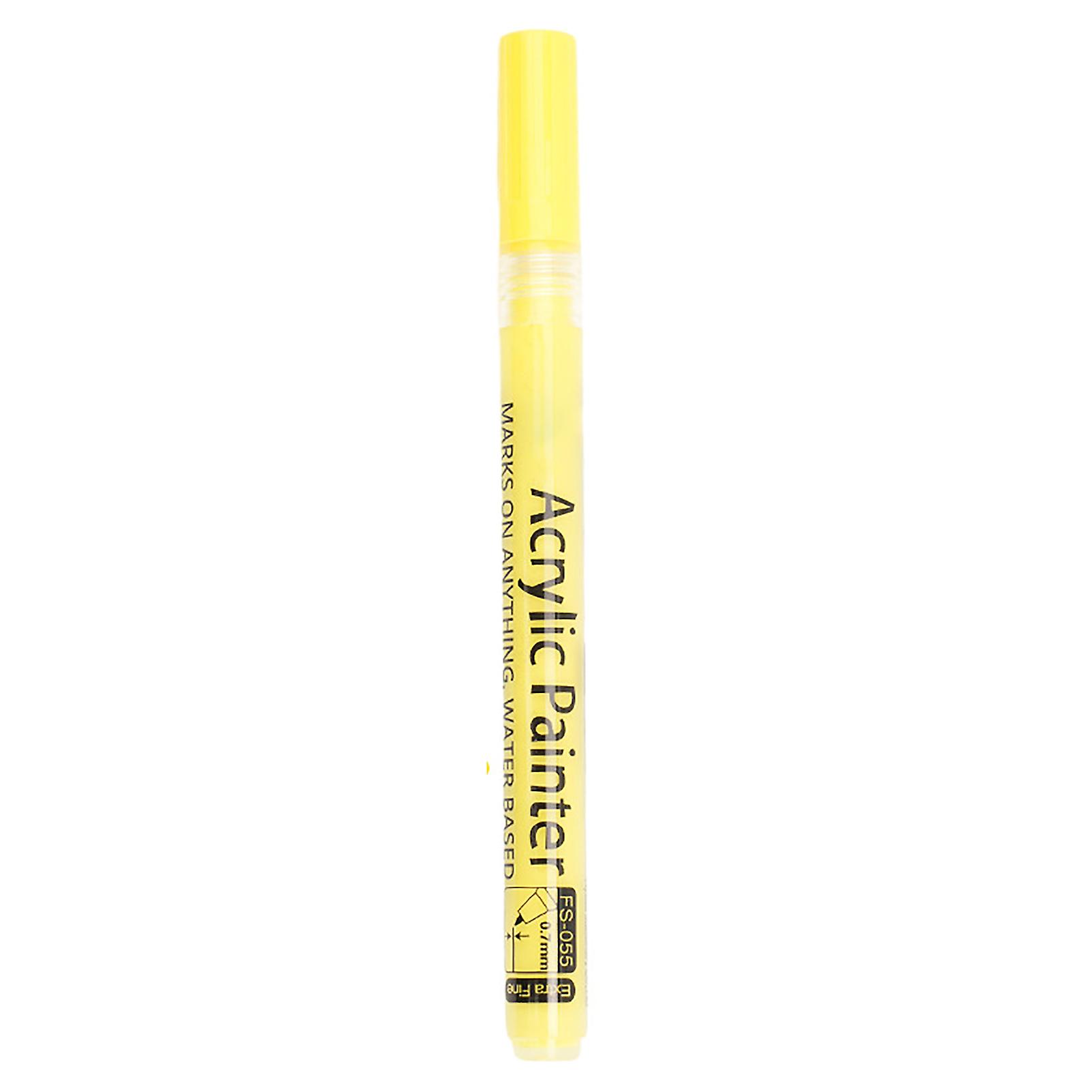 Clear Printing Acrylic Marker Color Pen Oil-based Soft Tip Marker Pen Comfortable Grip Graffiti Art Paint Pen