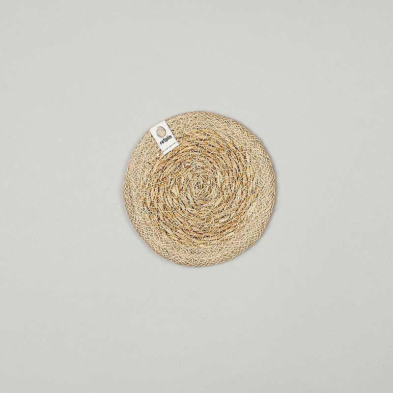 Seagrass & Jute Coaster - Natural