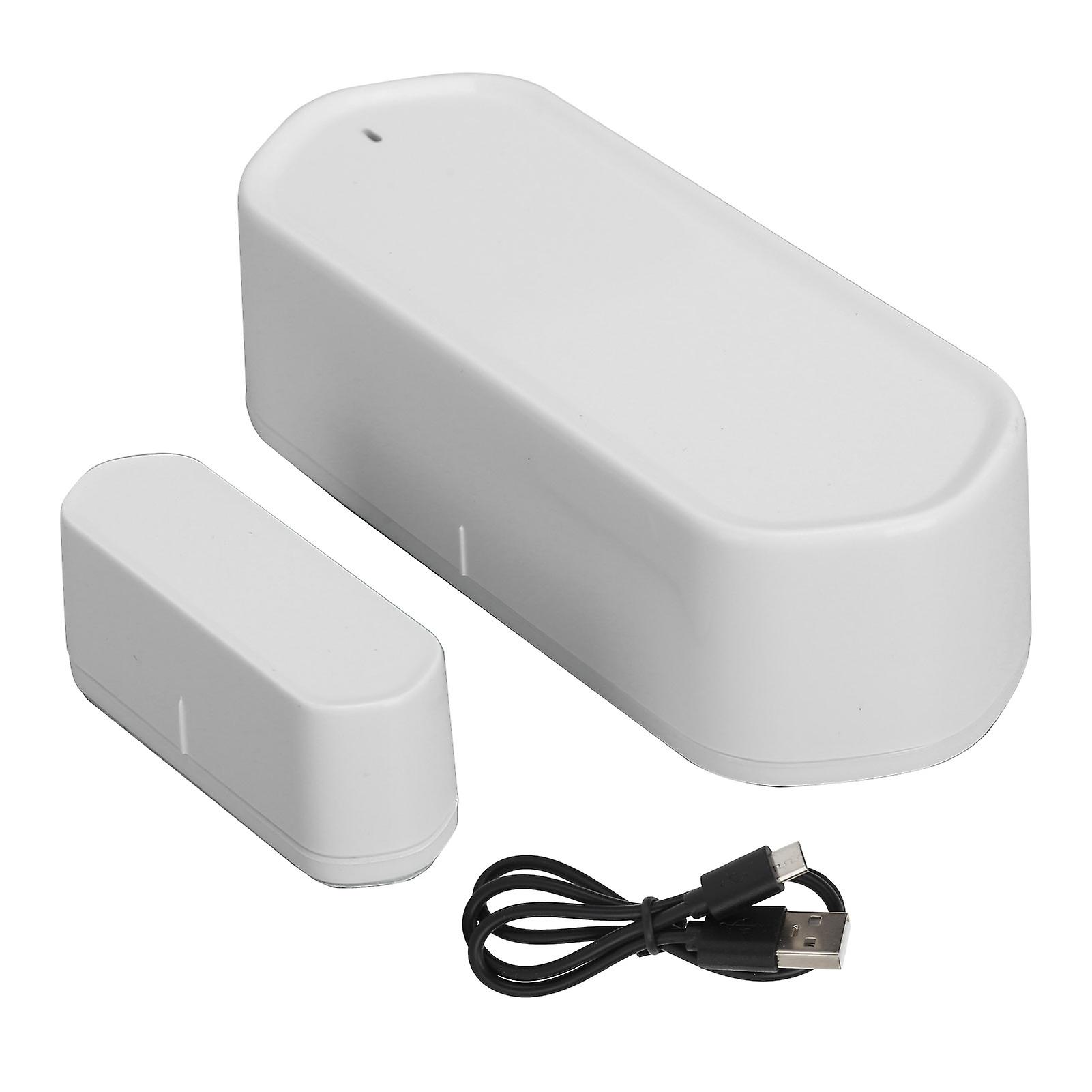 Intelligent Entry Guardian: Smart WiFi Door Sensor for Home Security, Real-Time App Notification Alert, Voice Control Compatible with Alexa & Google