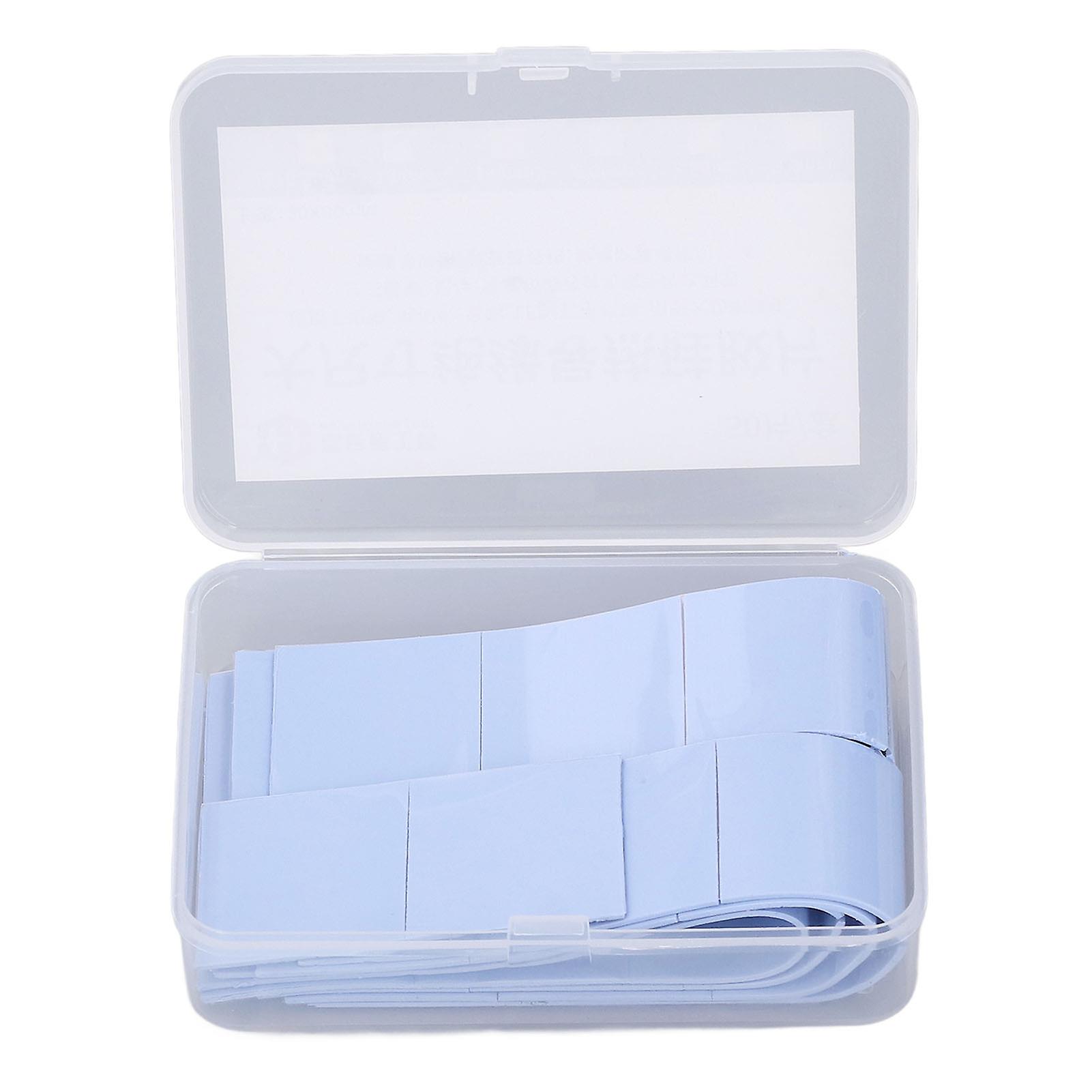 50PCS Thermal Conductive Pads Silicone CPU Heat Conduction Sheet for Phone Computer Motherboard 