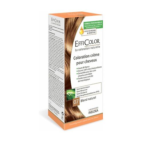 Efficolor Natural Blonde Coloring Cream (Nº07) 1 unit