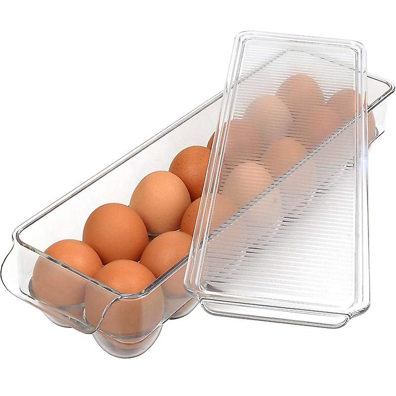 Egg box/14 grid refrigerator storage box