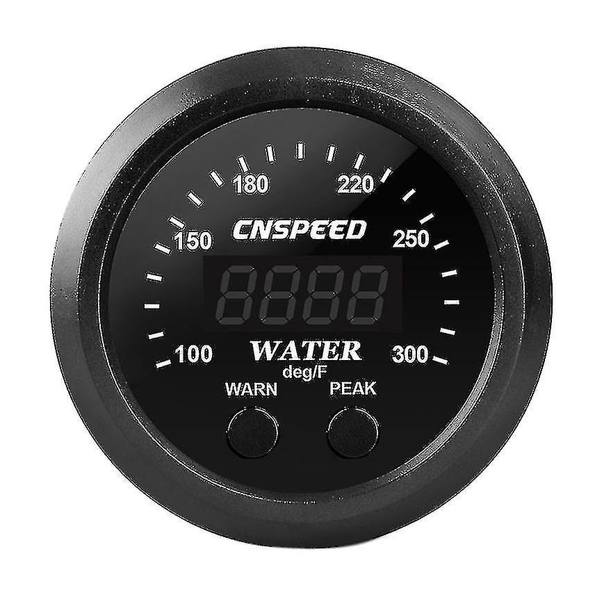Cnspeed Water Temp Gauge Digital Display 12V Ultra-Thin Universal