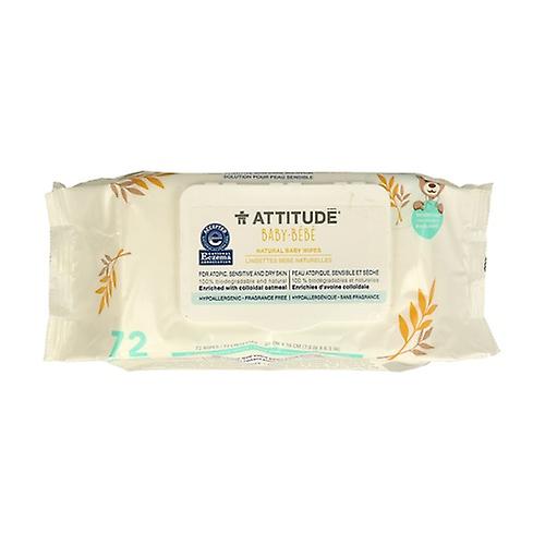Baby sensitive skin wipes 72 units