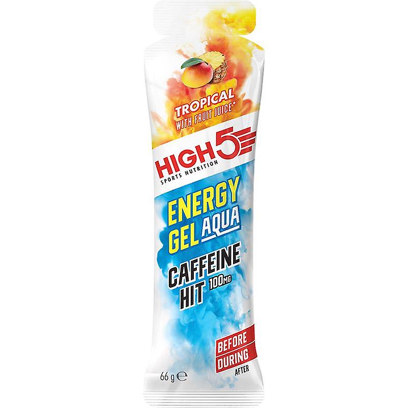 High 5 Energy Gel Aqua + Caffeine Tropical - 66g