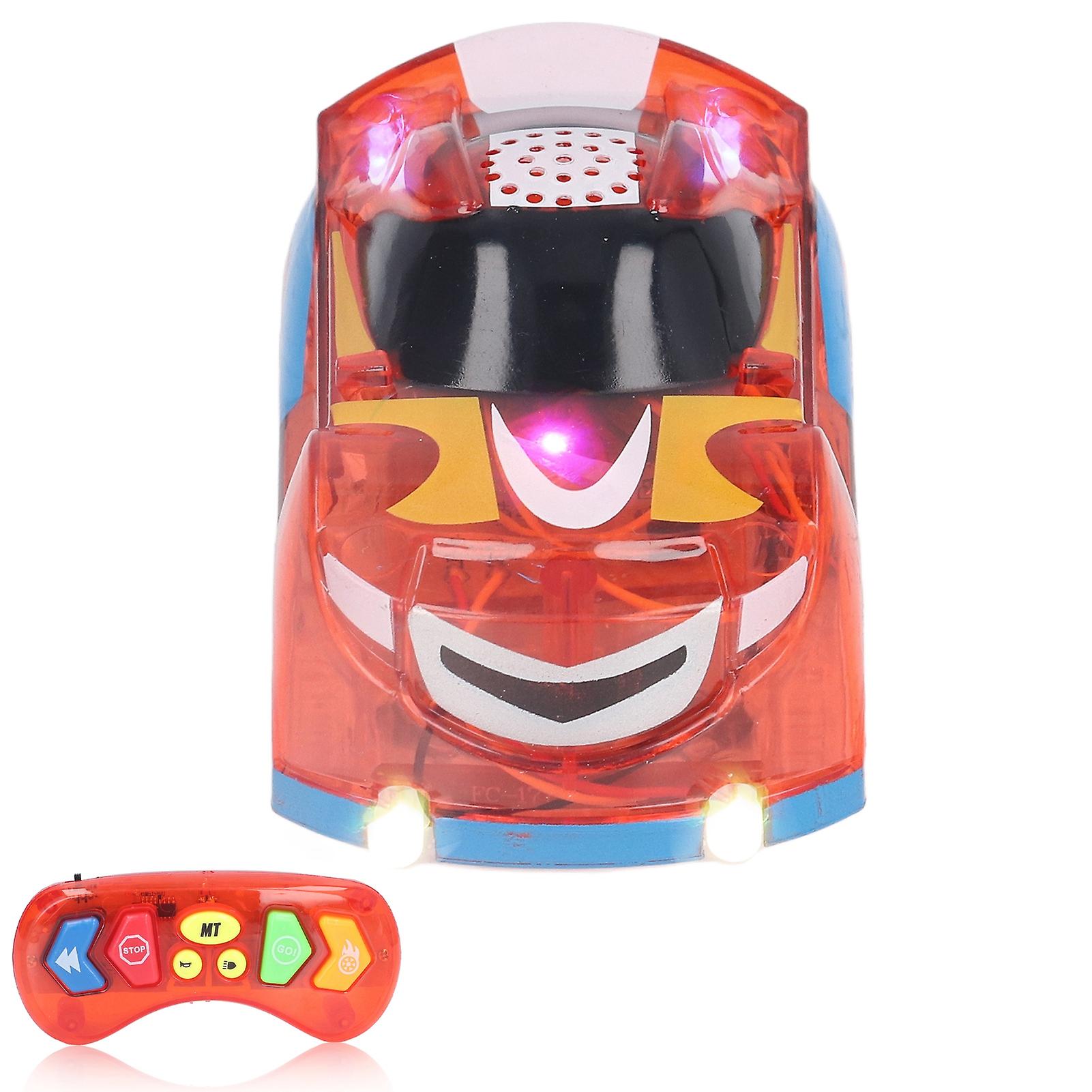 Tracks Cars 6 LED Lights Remote Control Car with Music Red 9x5x5.5cm