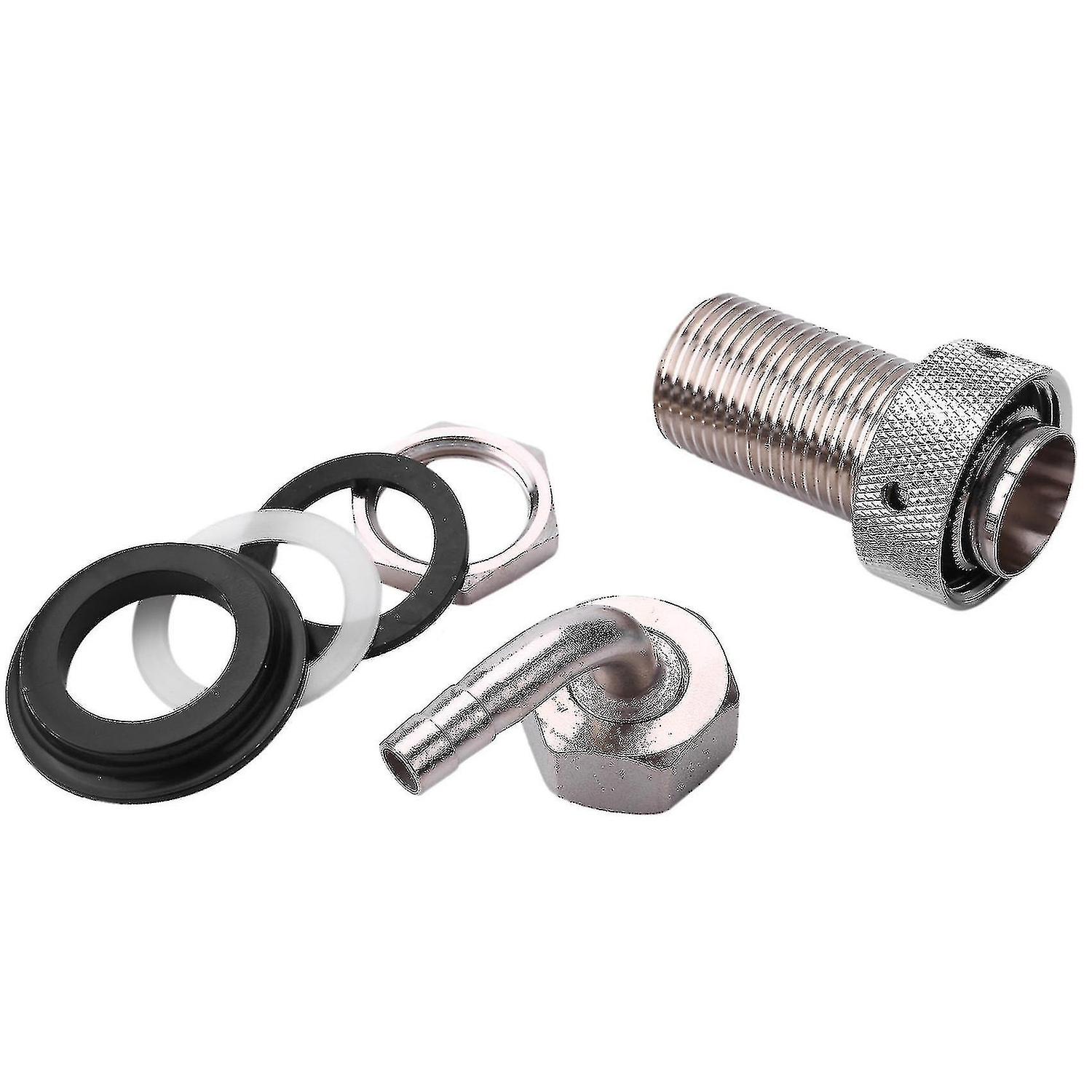 New 2023 Beer Tap Faucet Shank With 8mm Barber Elbow, Chrome Plate Brass Shank G5/8 For Adjustable T