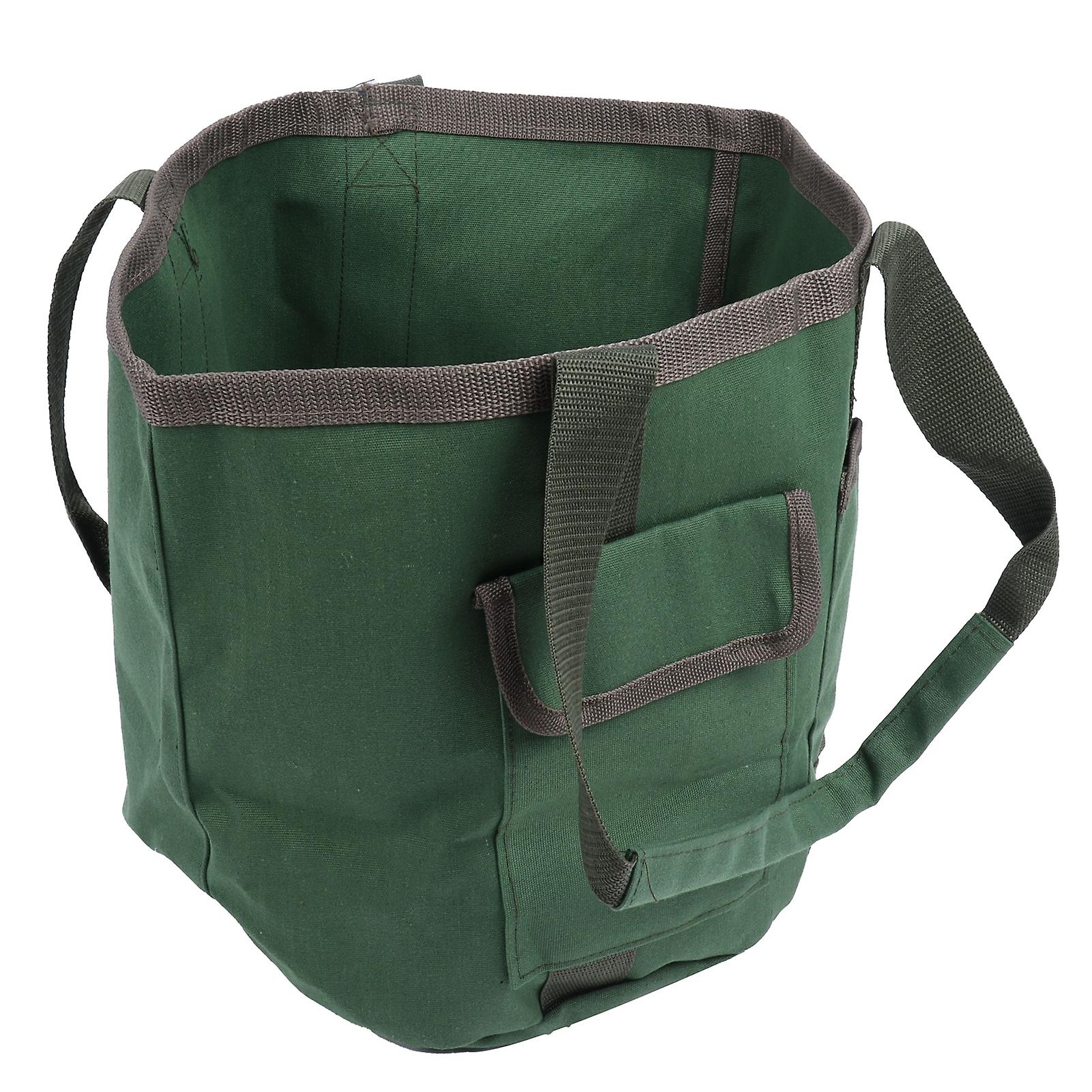 Waterproof Bucket Tool Bag Garden Tote Storage Pouch Multi Function Tool Bucket Organizer