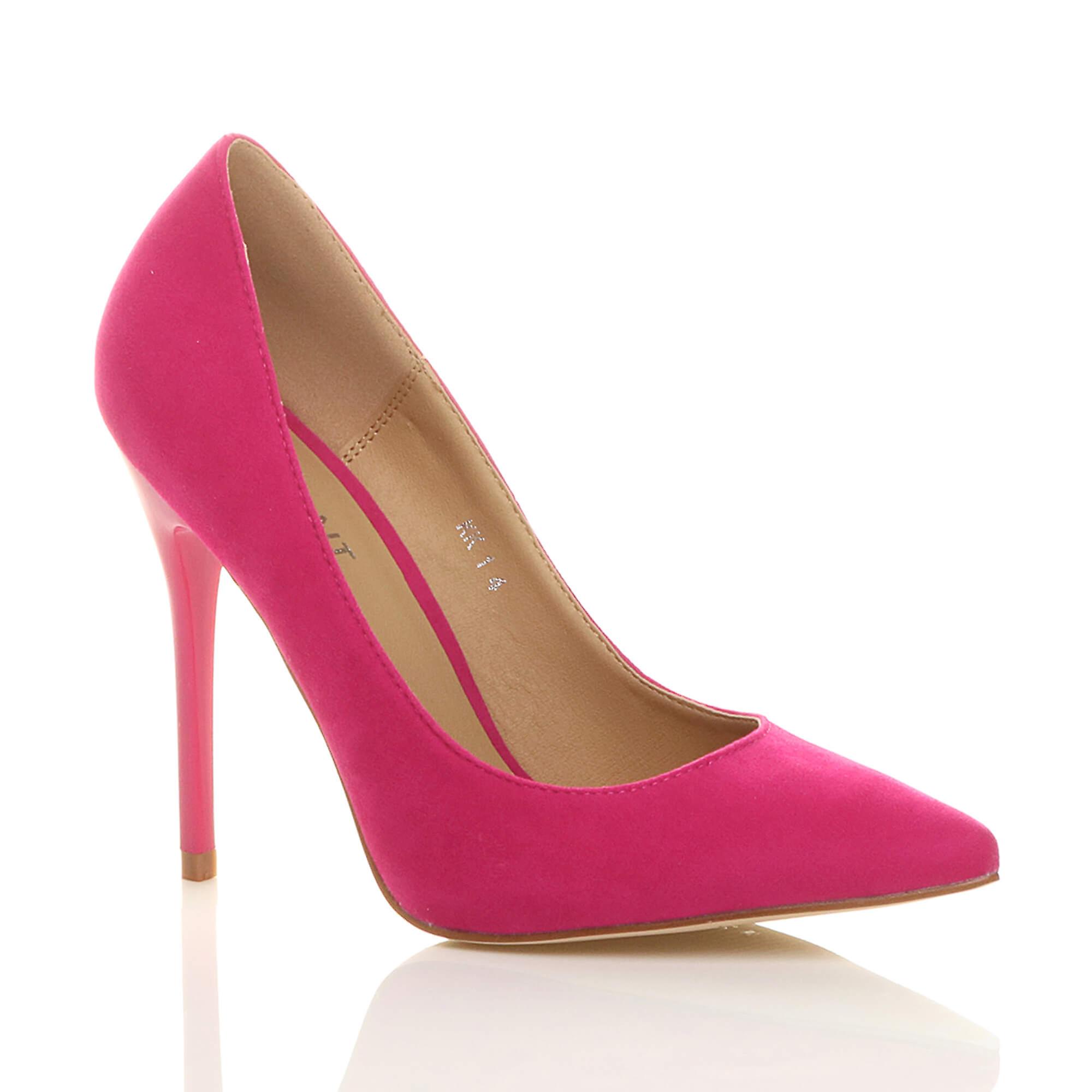 Ajvani 女性高脚跟针对性对比法院智能方工作鞋泵