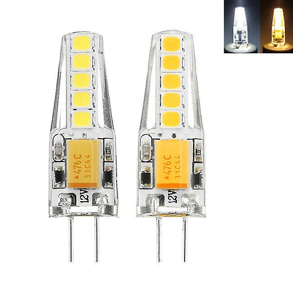 G4 2w 2835 Dimmbar 10 Leds Warmweiß Weiß Led Dekorative Glühbirne Ac12v