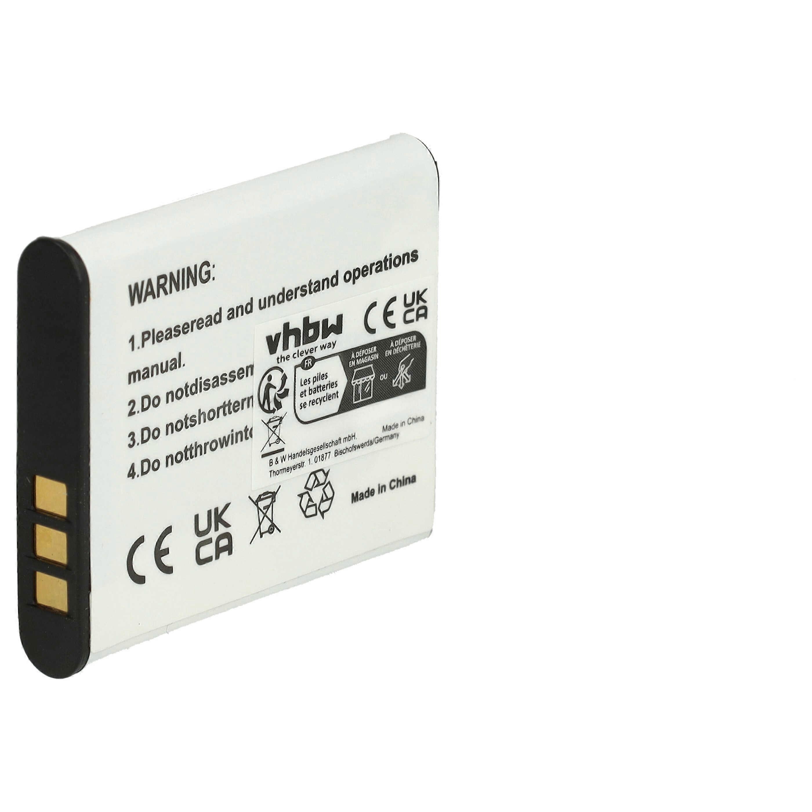 Vhbw 3x Akku Kompatibel Mit GE G100, DV1 Kamera – 600 MAh, 3,7 V, Li-Ion