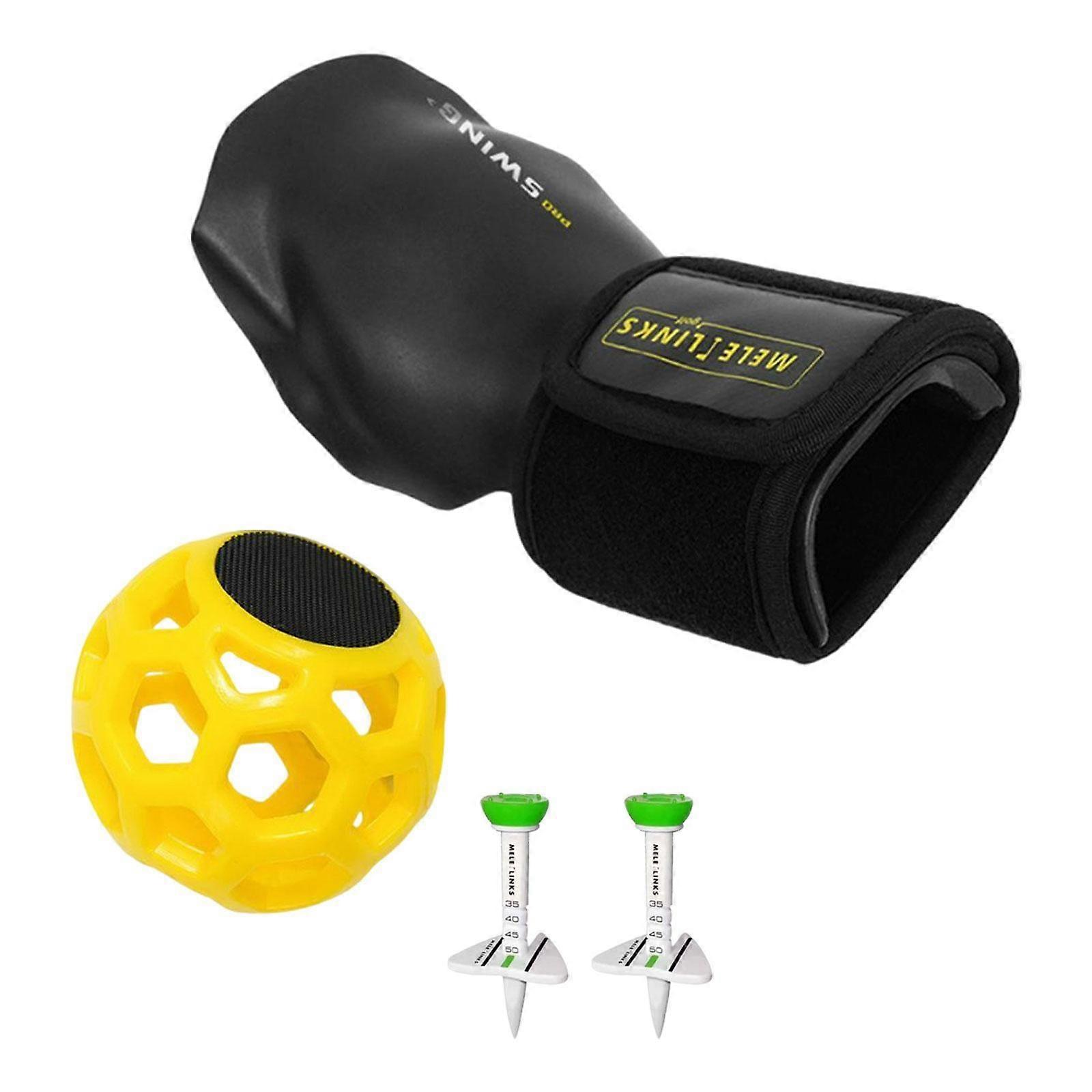 Attrezzatura regalo per l'allenamento dello swing del golf, correzione della postura, ausilio per l'allenamento dello swing del golf, giallo