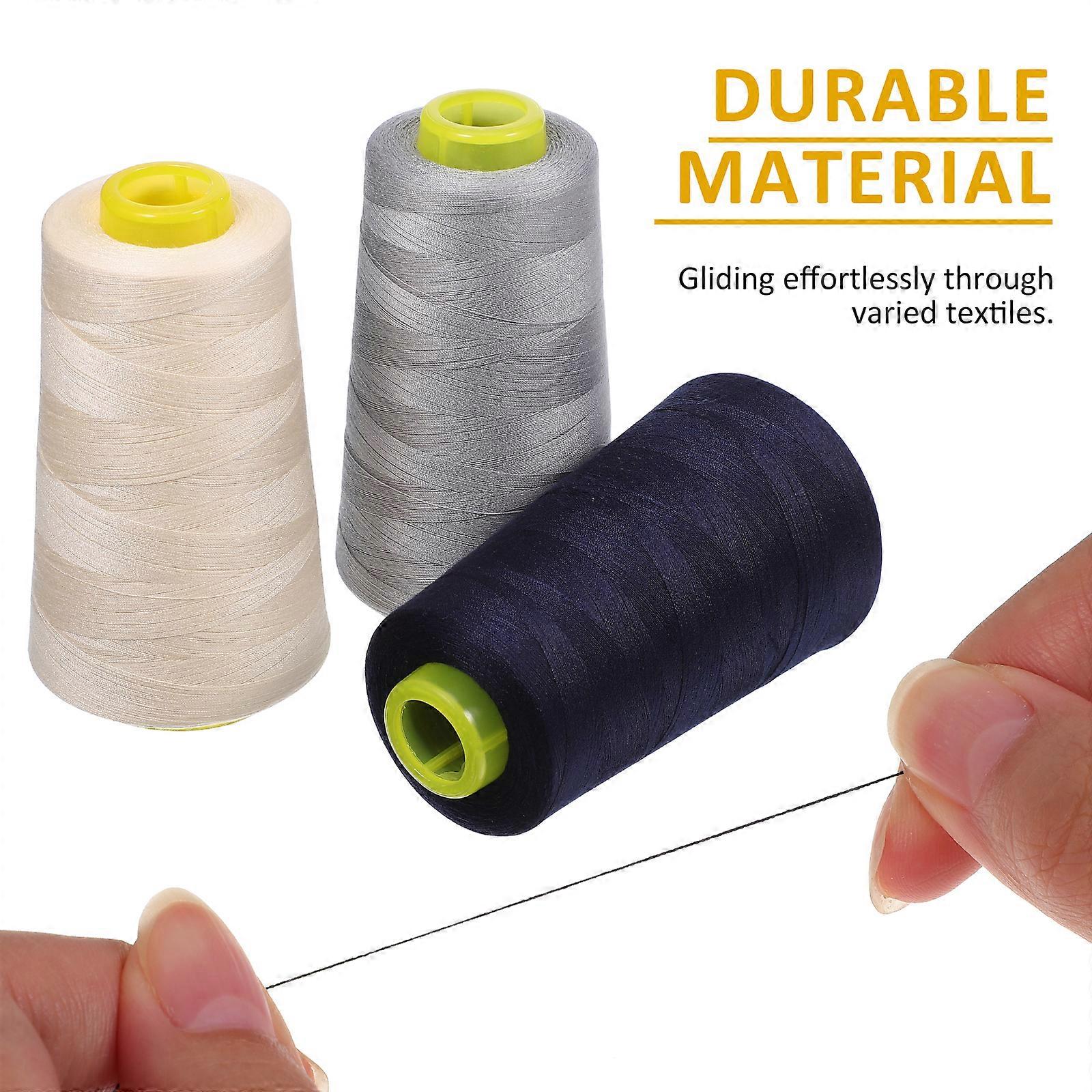 6pcs Bobbin Thread Sewing Thread Spools Polyester Threads Embroidery Threads Sewing Supplies 3000 Yards