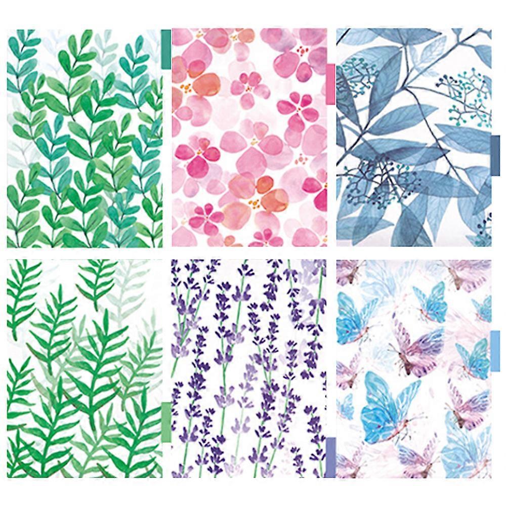 6 Sheets  Binder Dividers Binder Notebook Indexing Page Notebook Page Divider for Binders