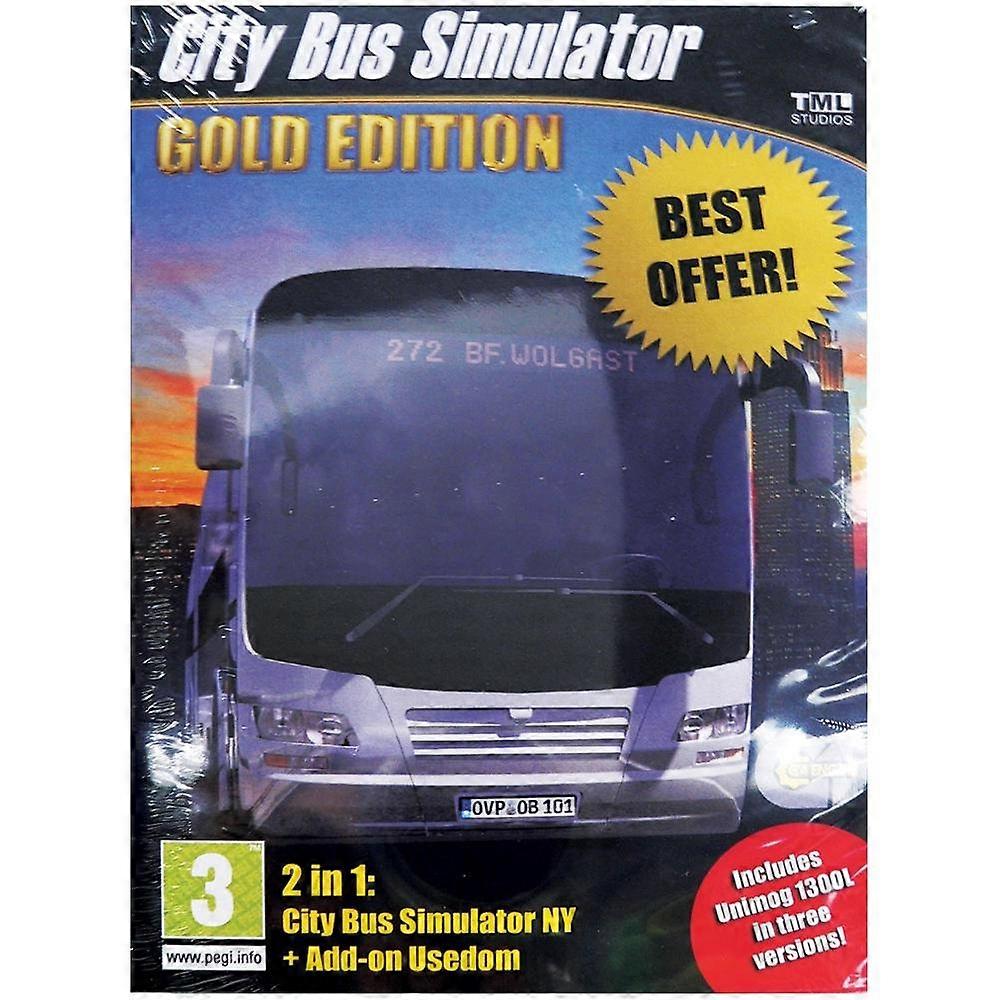 City Bus Simulator Gold Double Pack (PC DVD) - New & Sealed