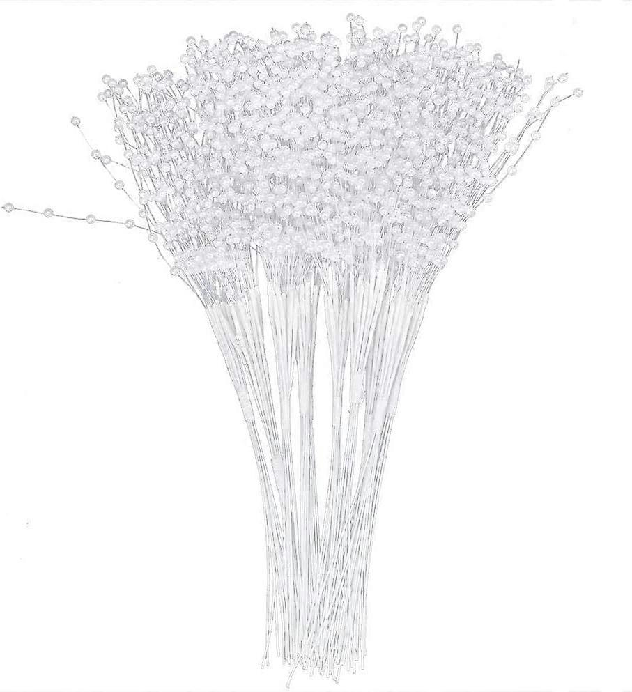 100stk perlepinde Brude bryllup Corsage Maids Perlestængler Bryllup Perleblomst Spraygold