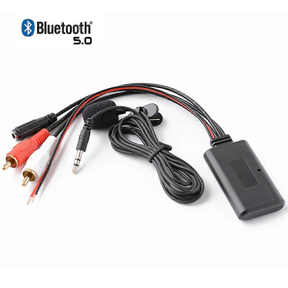 Universal Car bluetooth Wireless RCA Connection Adapter Stereo 2RCA AUX IN Music for Kenwood for Clarion