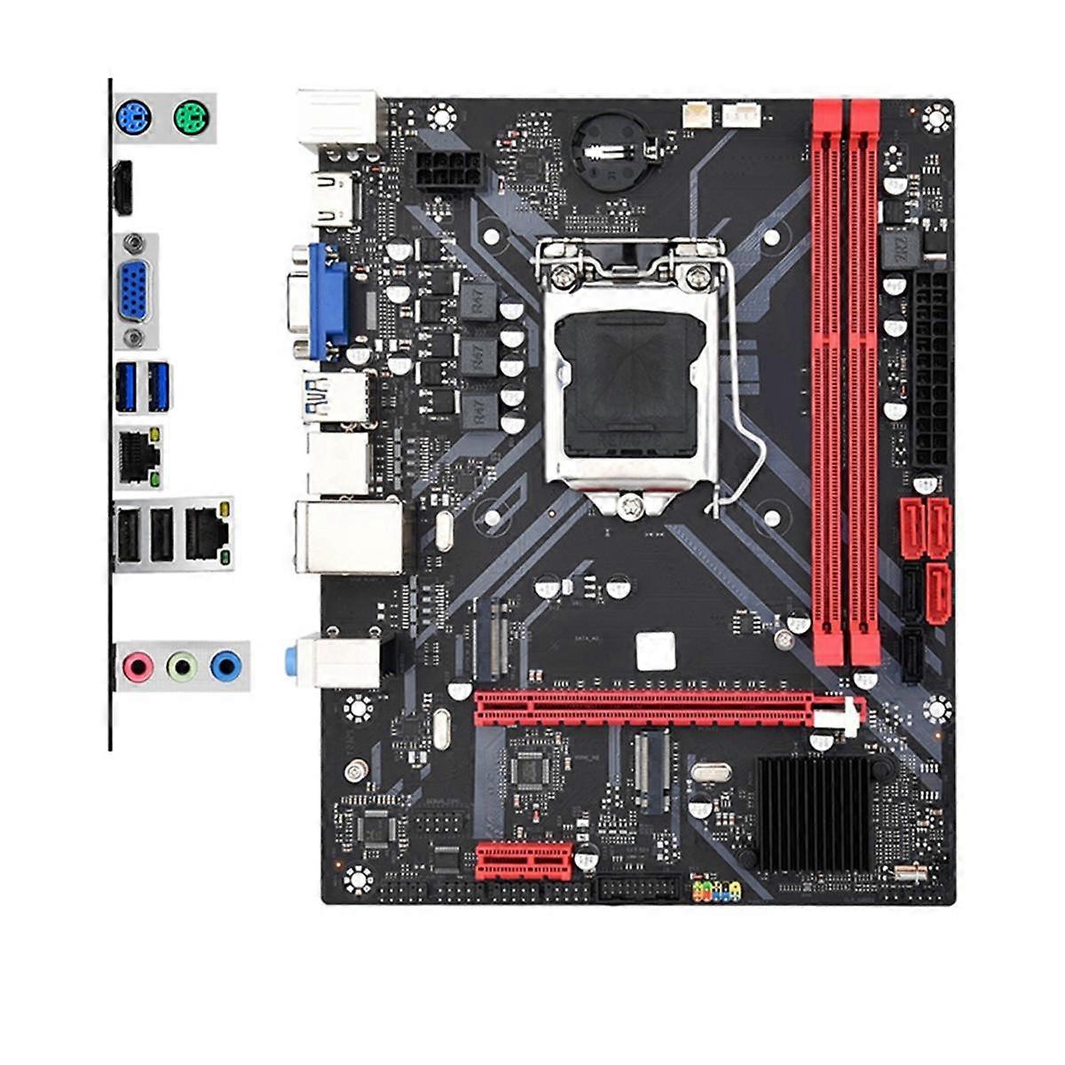 B85M VHL Desktop Motherboard +I3-3220 CPU LGA 1155 USB 3.0 SATA 3.0 Support Up to 16GB DDR3 1600MHz RAM Slots