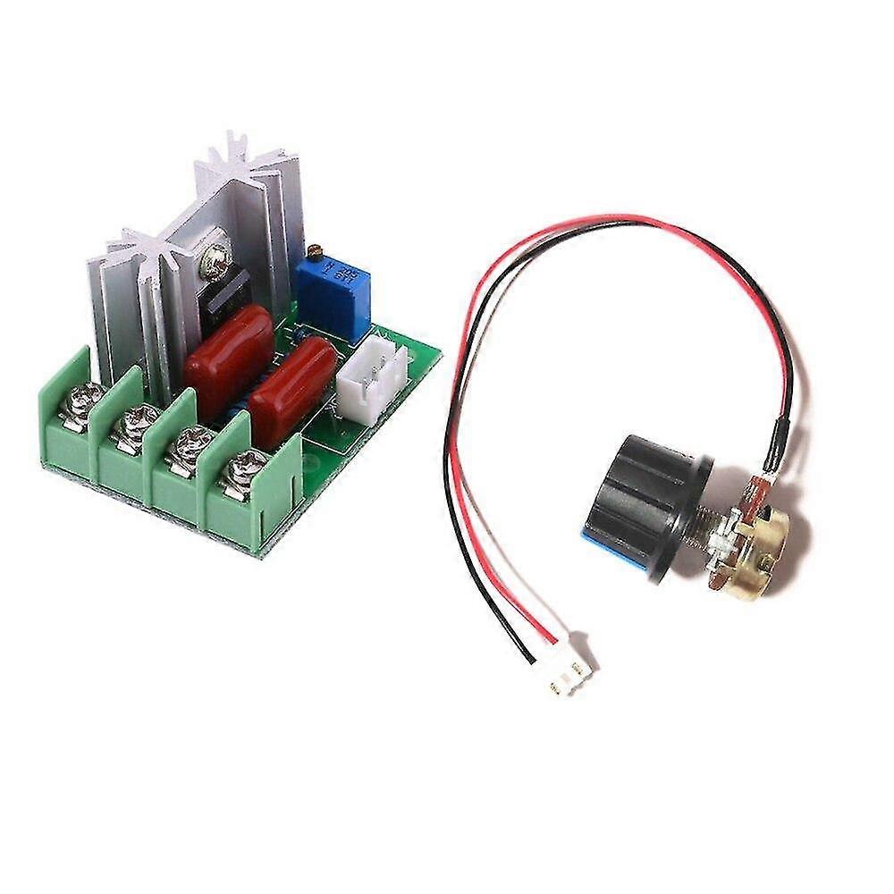 Ac 220v 2000w عالية الطاقة scr الجهد المنظم يعتم باهتة وحدة تحكم سرعة المحرك حاكم ث / مقياس القوة