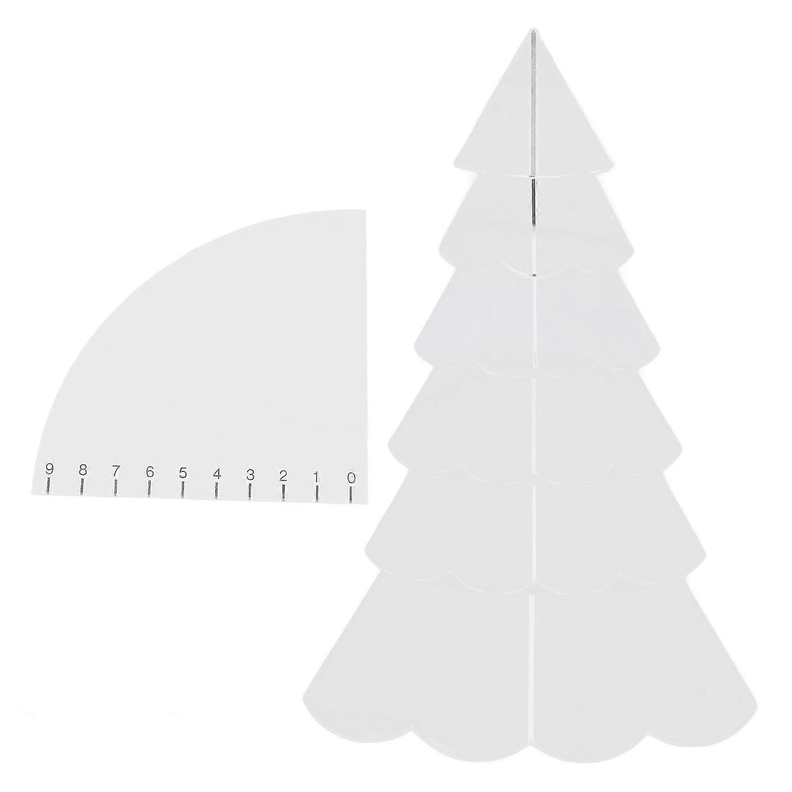 DIY Christmas Tree Quilting Template Set - Transparent Acrylic Ruler Tool for Creating Bowl Mats and More
