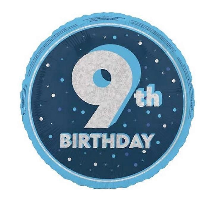 Unique Party Prismatic 9th Birthday Foil Balloon