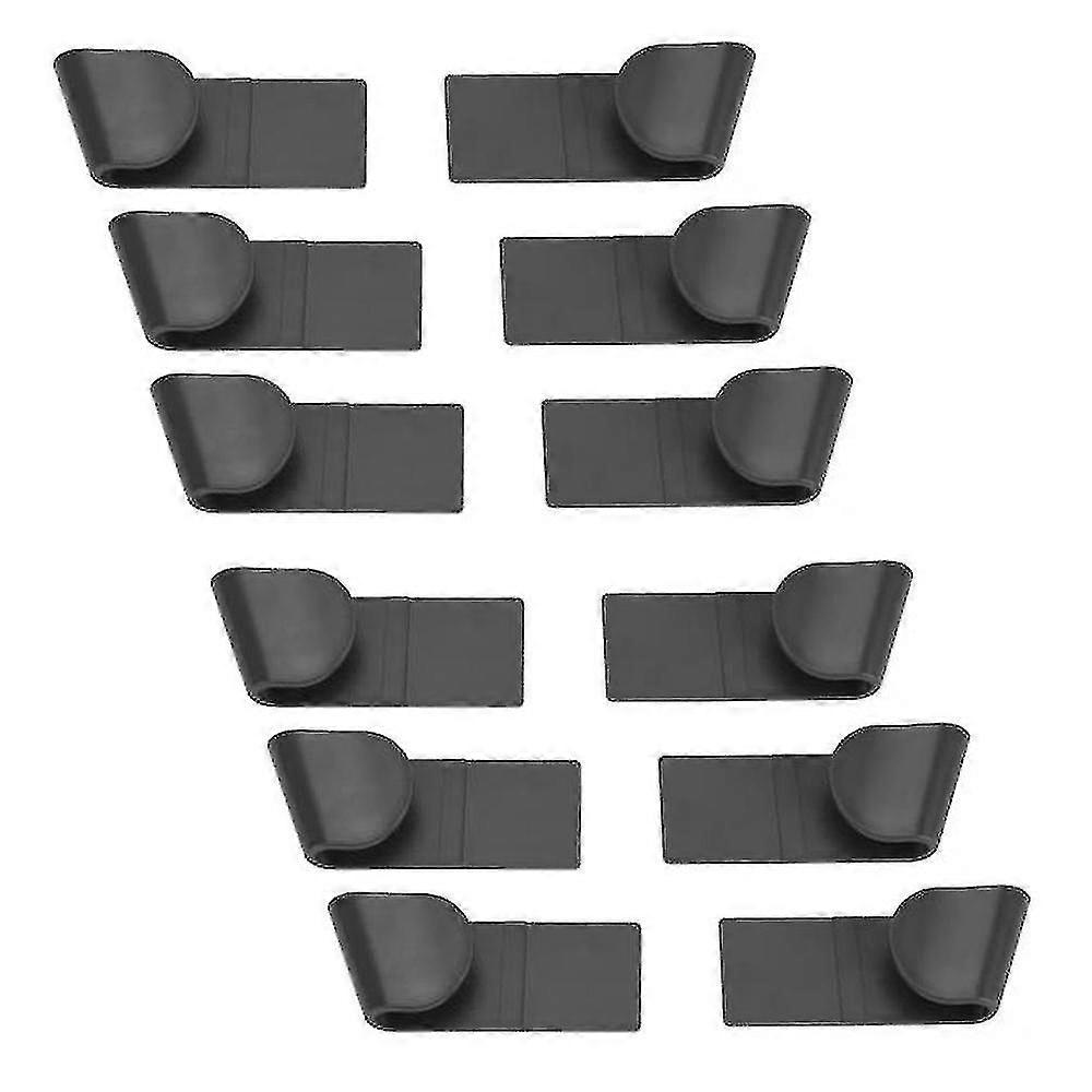 12 قطعة البلاستيك وعاء غطاء حامل كليب تجهيزات المطابخ وعاء غطاء الإطار حامل لتخزين وعاء غطاء الطبق