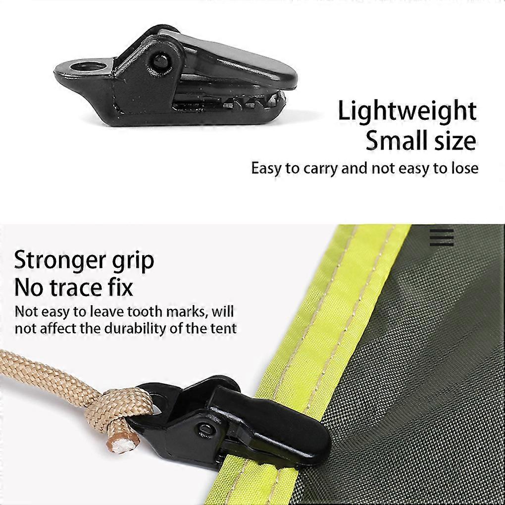 Outdoors Tent Plastic Clips Hanging Awning Fixing Clamp Tent Installation Accessories
