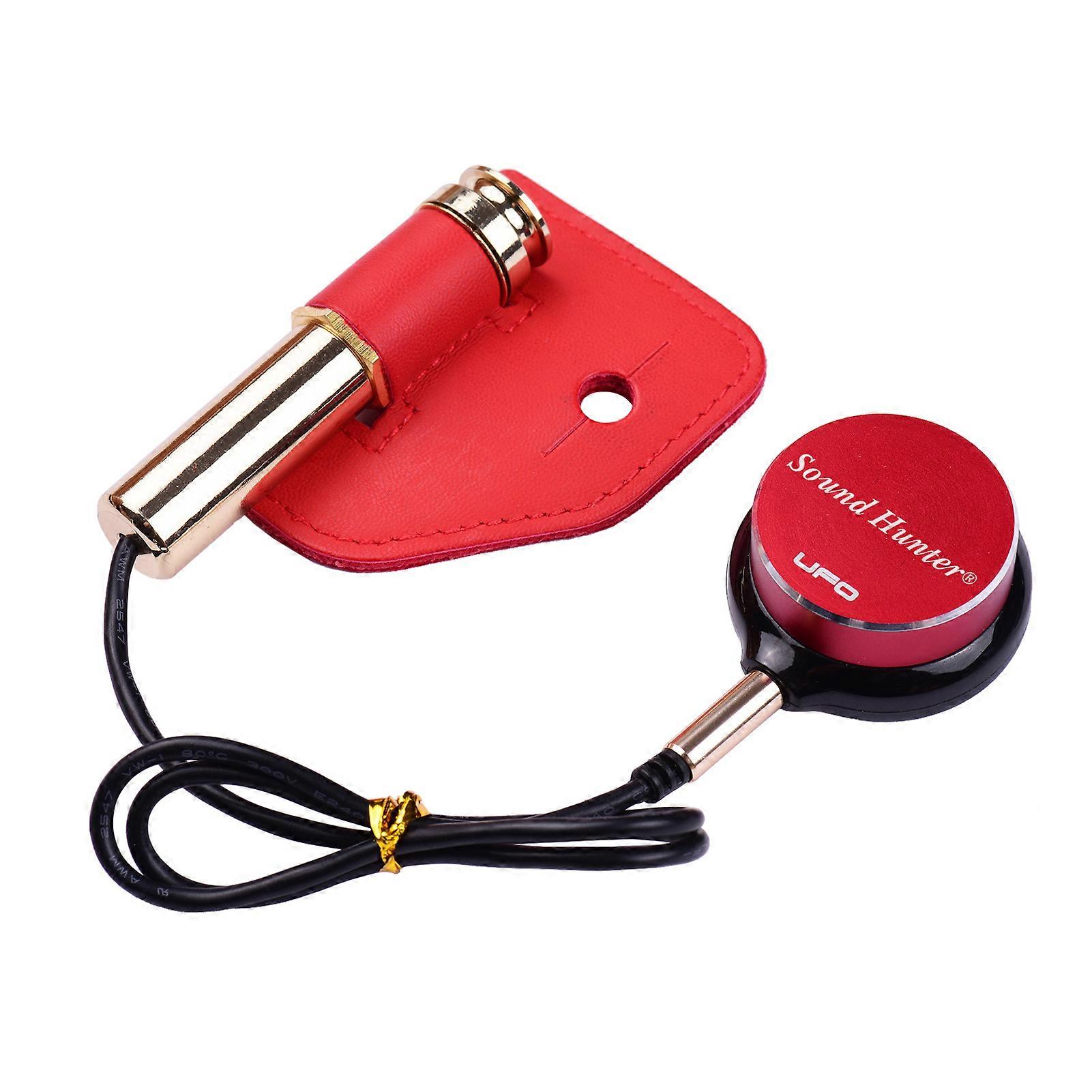 Sound Hunter Guitar Transducer Pickup Piezo Pickup for Acoustic Guitar Ukulele Violin Viola Erhu Instrument Accessory Replacement