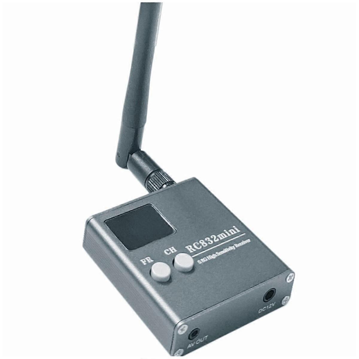 RC832Mini 4.9-5.8G 56CH High Sensitivity Receiver Wireless Receiver with A/V and Power Cable for FP