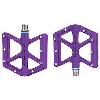 Pedales de bicicleta plegables Pedal de bicicleta de nailon completo Pedal de rodamiento universal para MTB