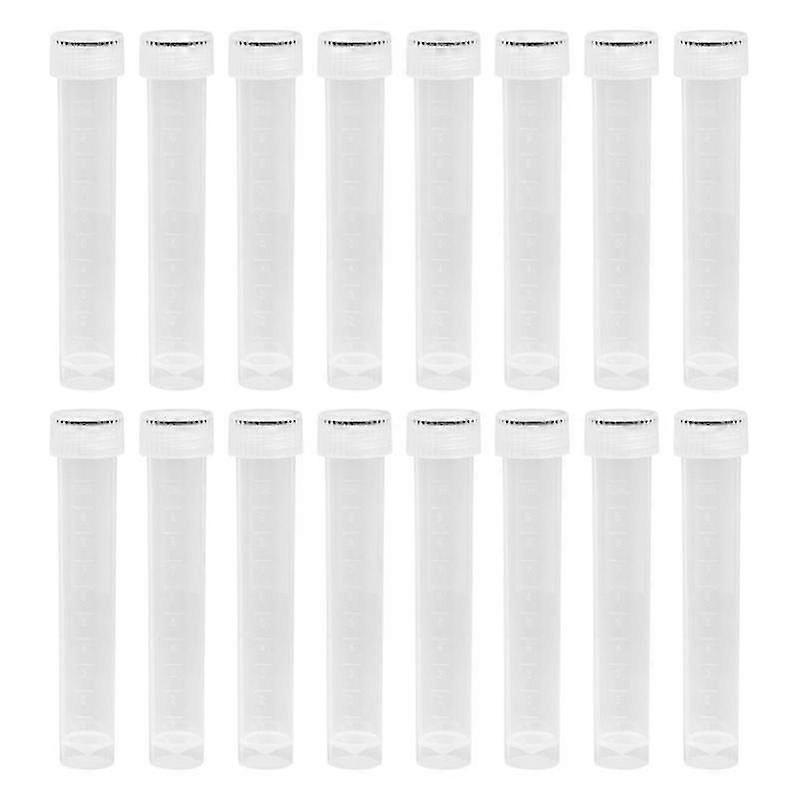 30 Pcs Plastic Test Tubes With Lids Clear Plastic Vials Sample Tubes For Craft