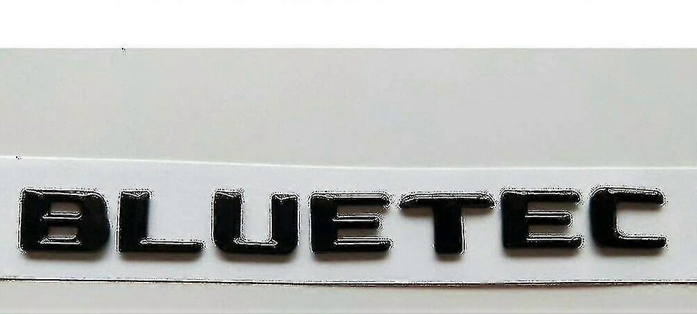 Bluetec Mercedes Rear Lettering For Lid, C E Gl Ml G V Class, Badge, Gloss Black