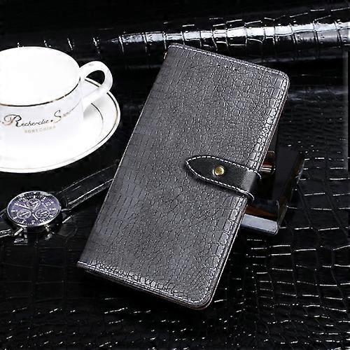 For Google Pixel 4A 5G idewei Crocodile Texture Horizontal Flip Leather Case