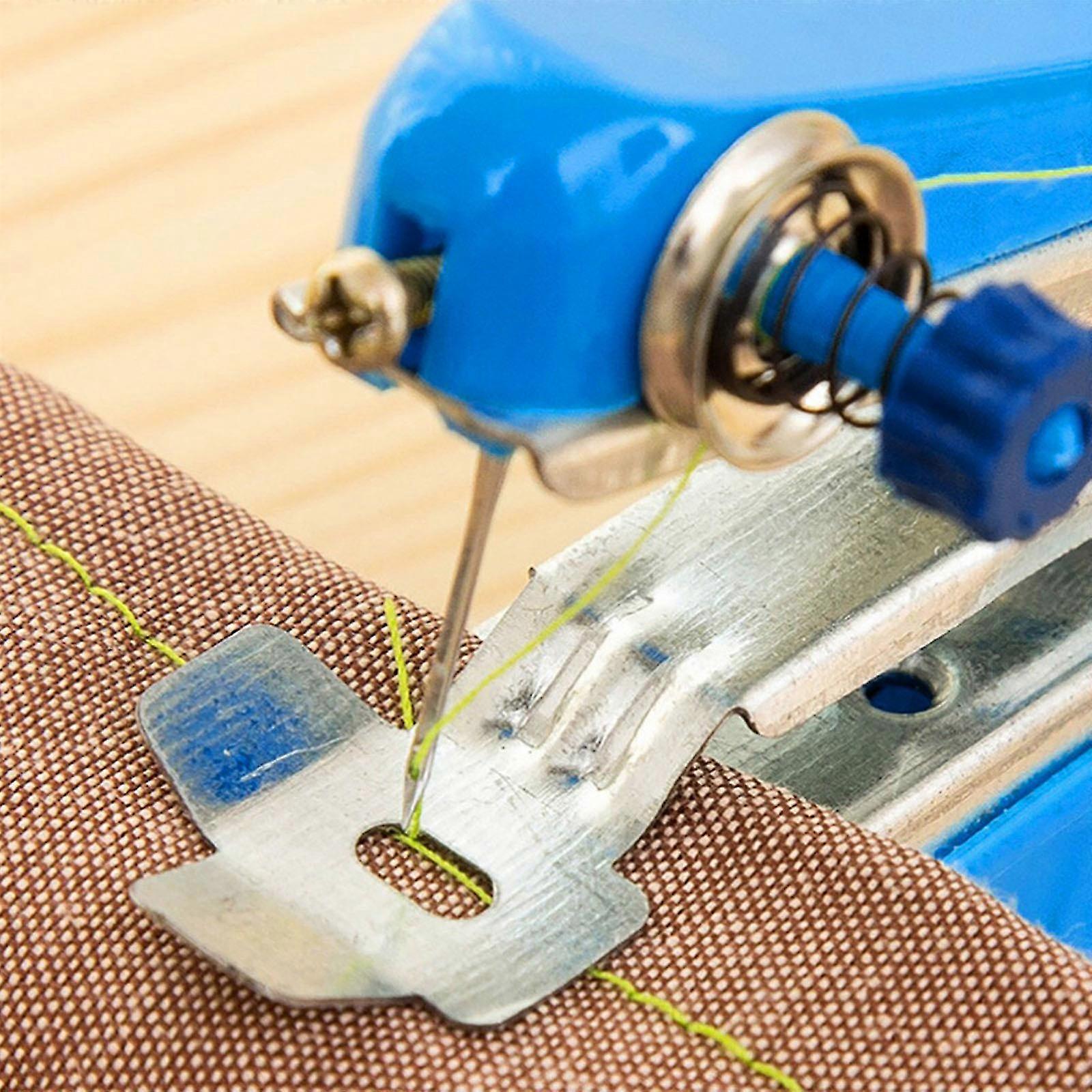 Portable Needlework Cordless Mini Hand-held Clothes Fabrics Sewing Machine