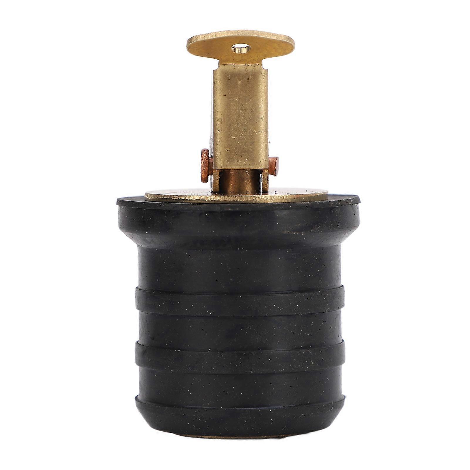Boot Live Well Plug Messing Livewell Bait Well Ablassstopfen Dicht abdichtende Boot Ablassstopfen Boot Ablassstopfen für Bilge Beam Seawall 1,2 Zoll