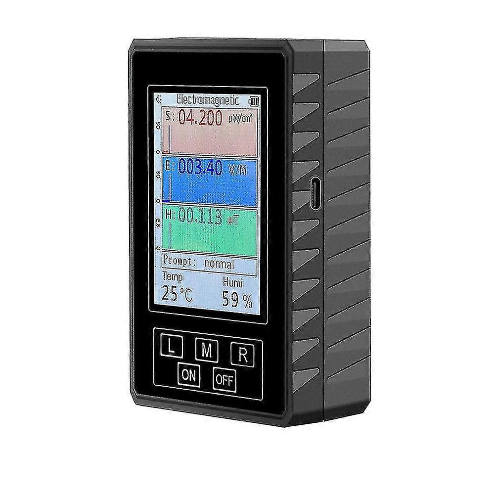 Br-9a Xr2 Pro Electromagnetic Radiation Detector Emf Meter Black Environment Test Instrument Br 9a