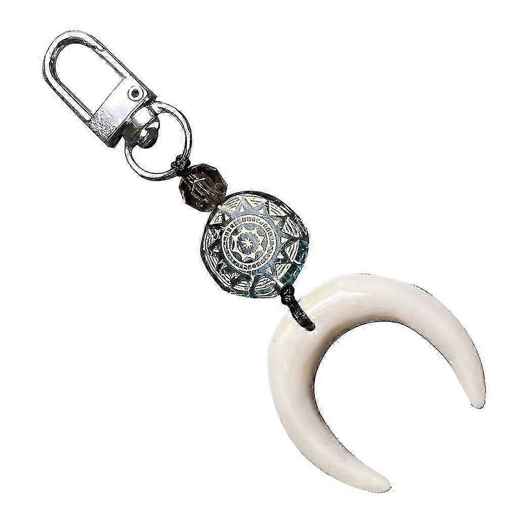 Smiling Face Dice 8 Ball Keyring Backpack Decoration Handmade Pendant Keyring