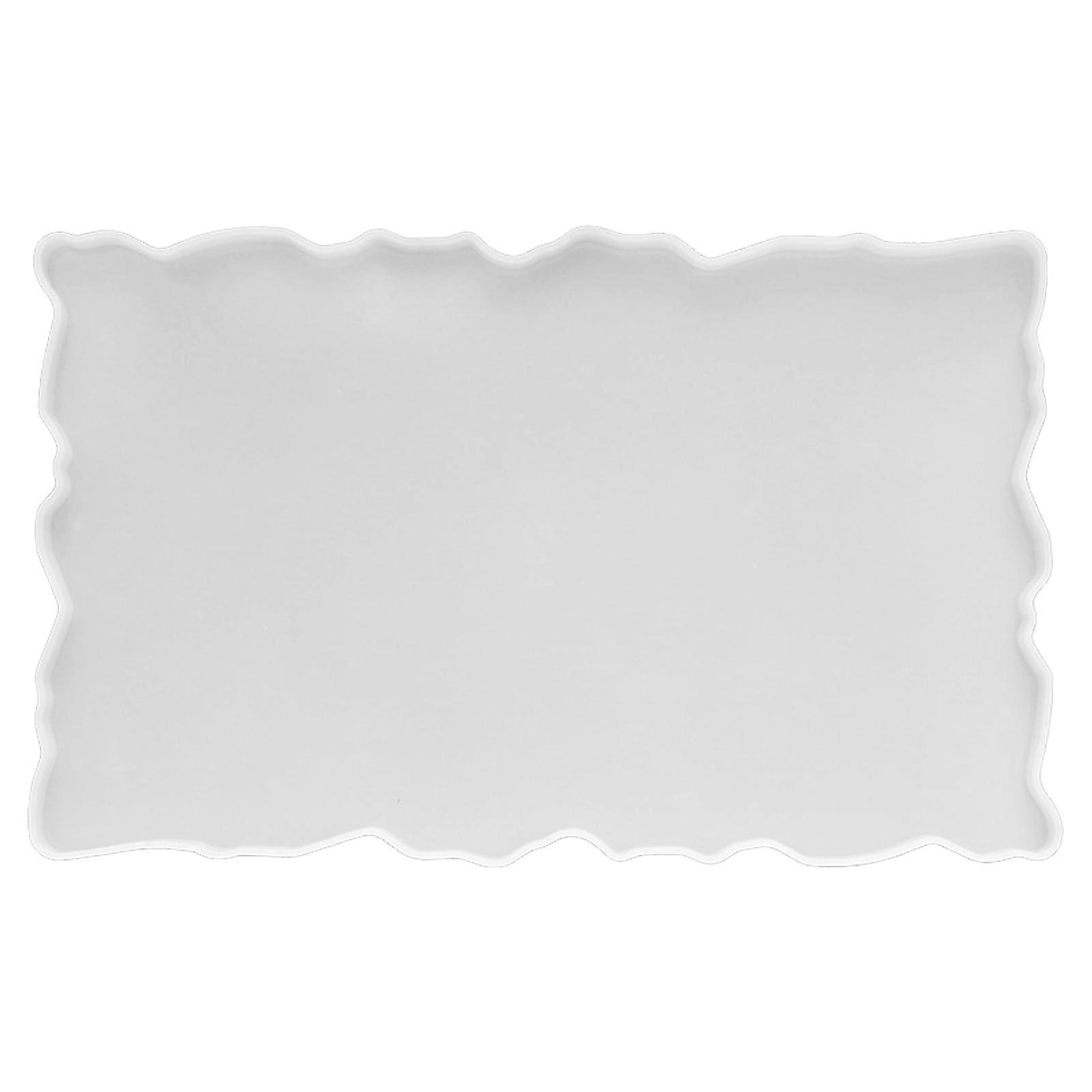 Serving Tray Mold DIY Smooth Surface Silicone Practical Object Resin Epoxy Mold for Craft Making