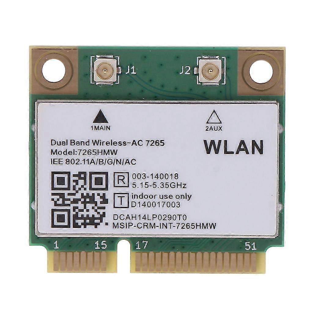 7265 7265hmw 2.4/5ghz Wireless 802.11a/g/n/ac Bt 4.2 Half Mini Pci-e Wifi Card