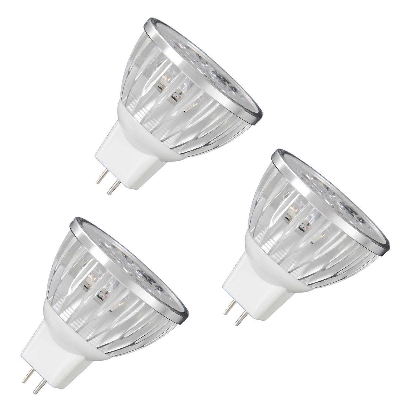 3X 4W Dimmable MR16 LED Bulb/3200K Warm White LED Spotlight/50 Watt Equivalent Bi Pin GU5.3 Base/ 6
