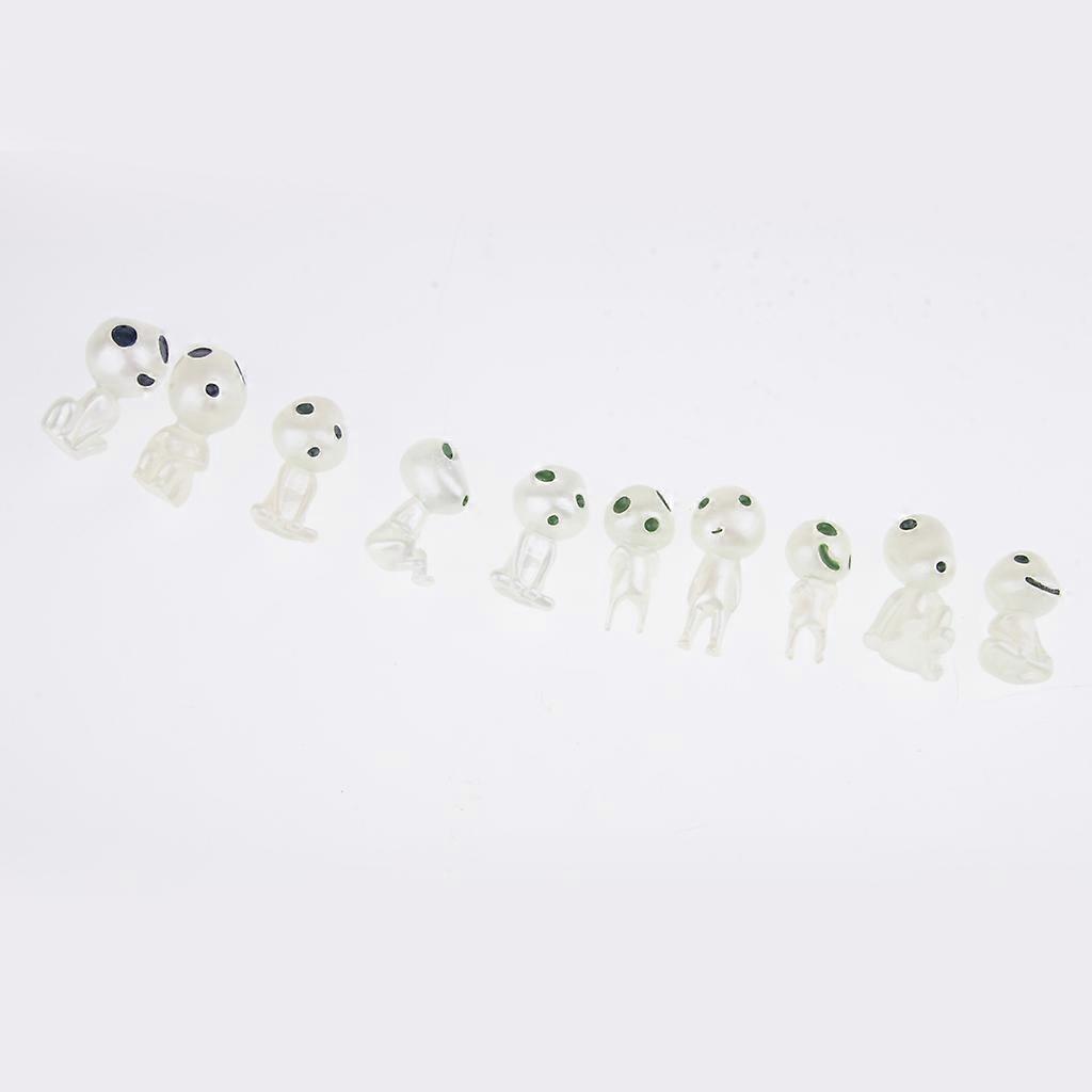 5x 10pcs Luminous Tree Elves Dollhouse Ornament Flowerpot Bonsai Decoration