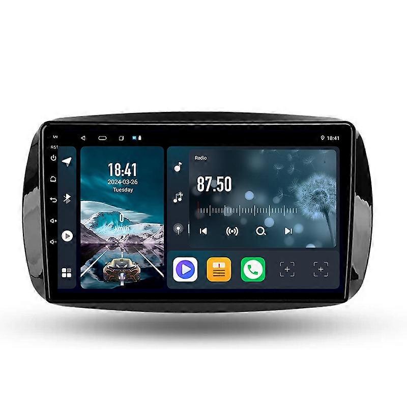 Autorádio s multimédii pro Benz Smart Fortwo 3 C453 A453 2014-2020, přehrávač, WIFI, navigace, GPS