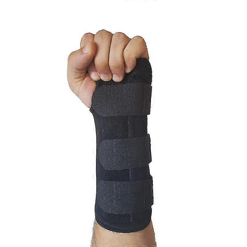 Manual From The Doctor - Wrist Protector With Robust Metal Splint - Wrist Support Suitable For Every Hand - Carpal Tunnel Syndrome Splint
