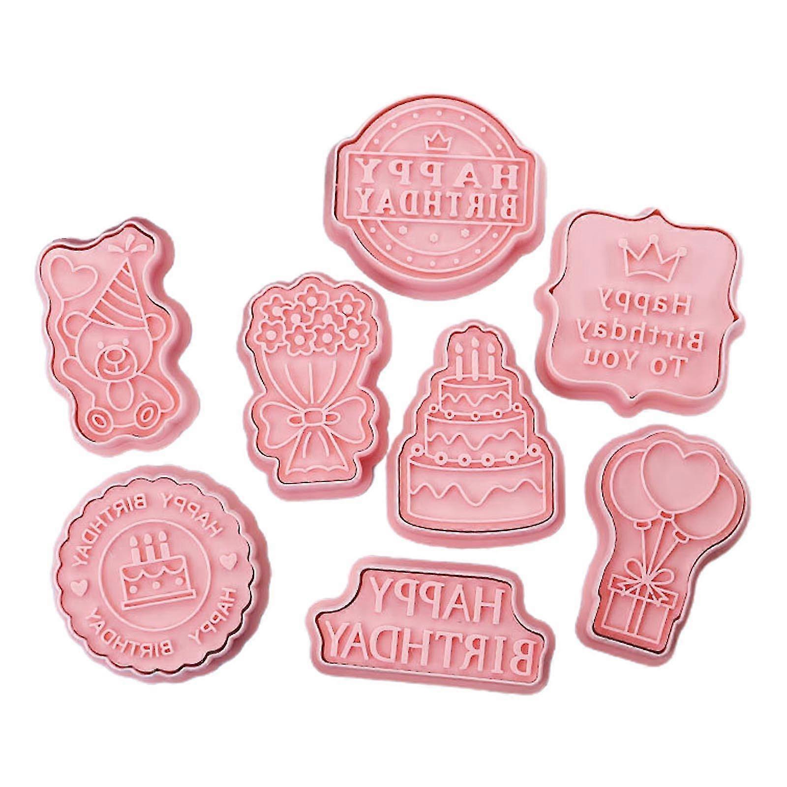 Biscuit Molds Cookie Cutters Kitchenware Plastic Material Gift For Baking Lovers PK