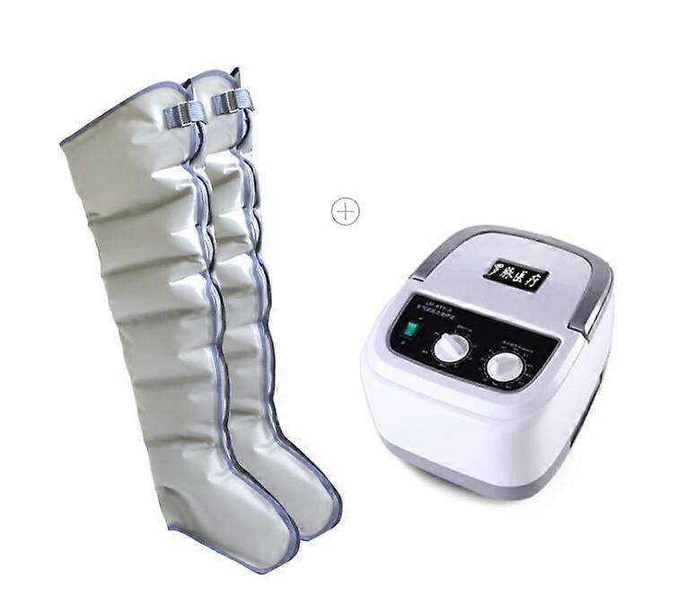 6 تجويف ضغط الهواء الكهربائي مدلك الساق الدوالي الأوردة جهاز العلاج دورة تلقائية الاسترخاء مانح الرجل العجوز هدية جيدة