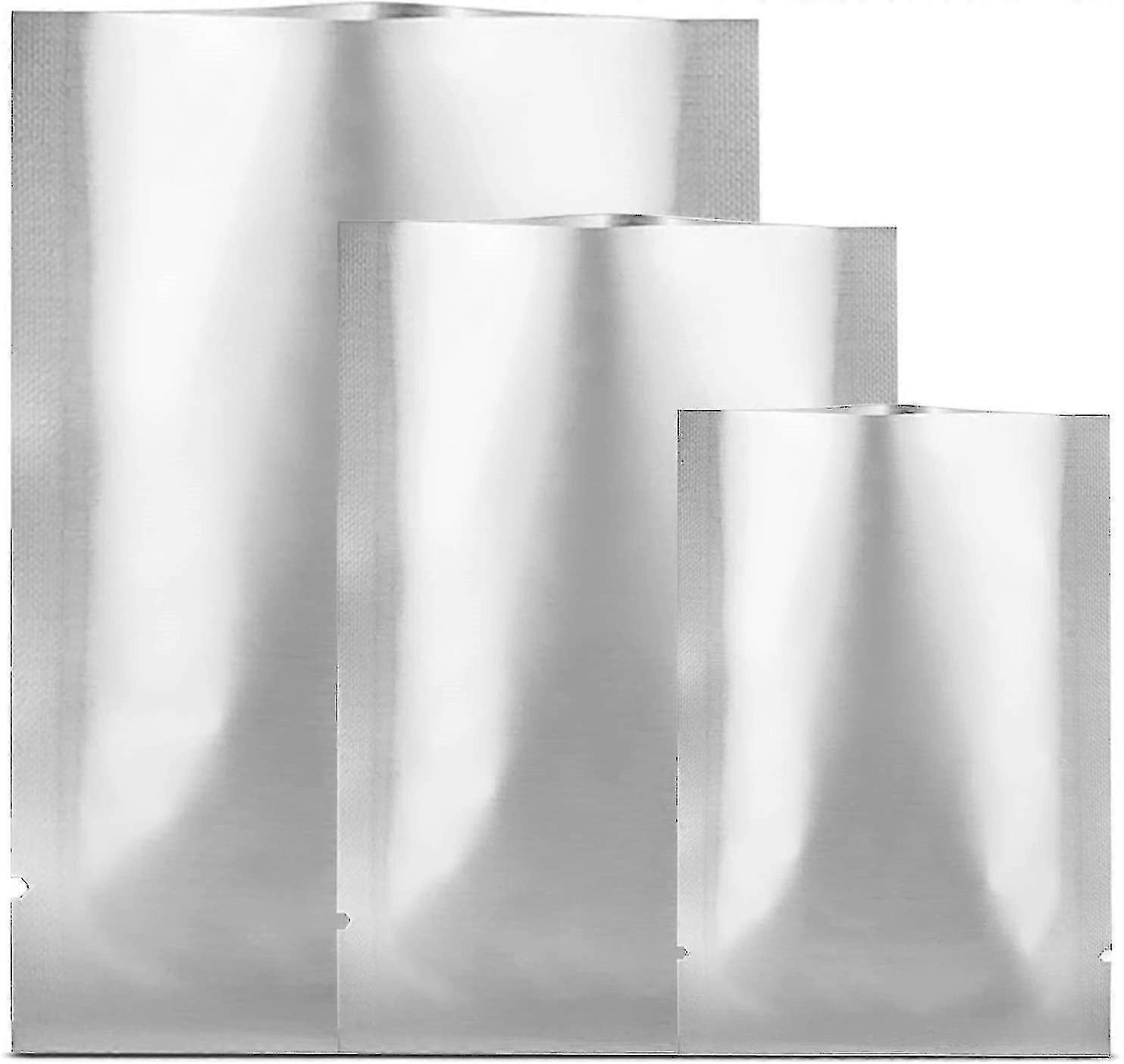30 pcs mylar τσάντες φύλλων αλουμινίου αργιλίου, τσάντες mylar 3 μεγεθών για την αποθήκευση τροφίμων
